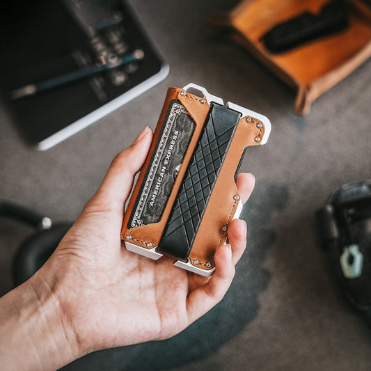 LAIR Card Holder Wallet (Brown Leather)