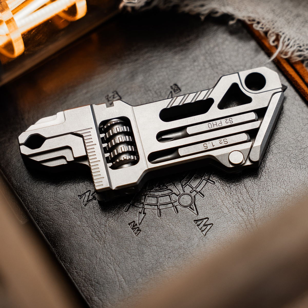 Titanium Wrench Multi-Tool Spanner Outdoor Gear Pocket Tool