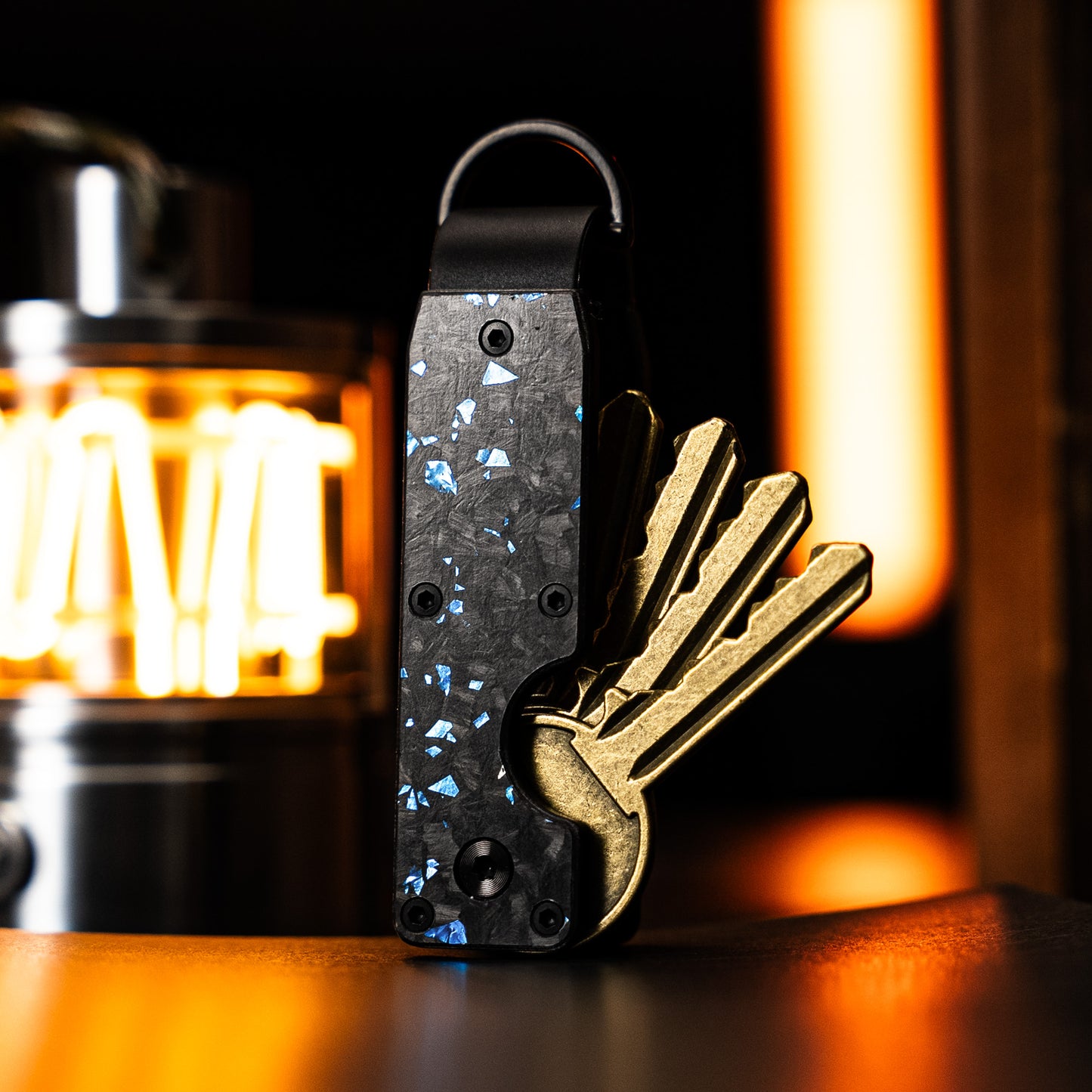 The Key Organizer (Carbon-X Blue)