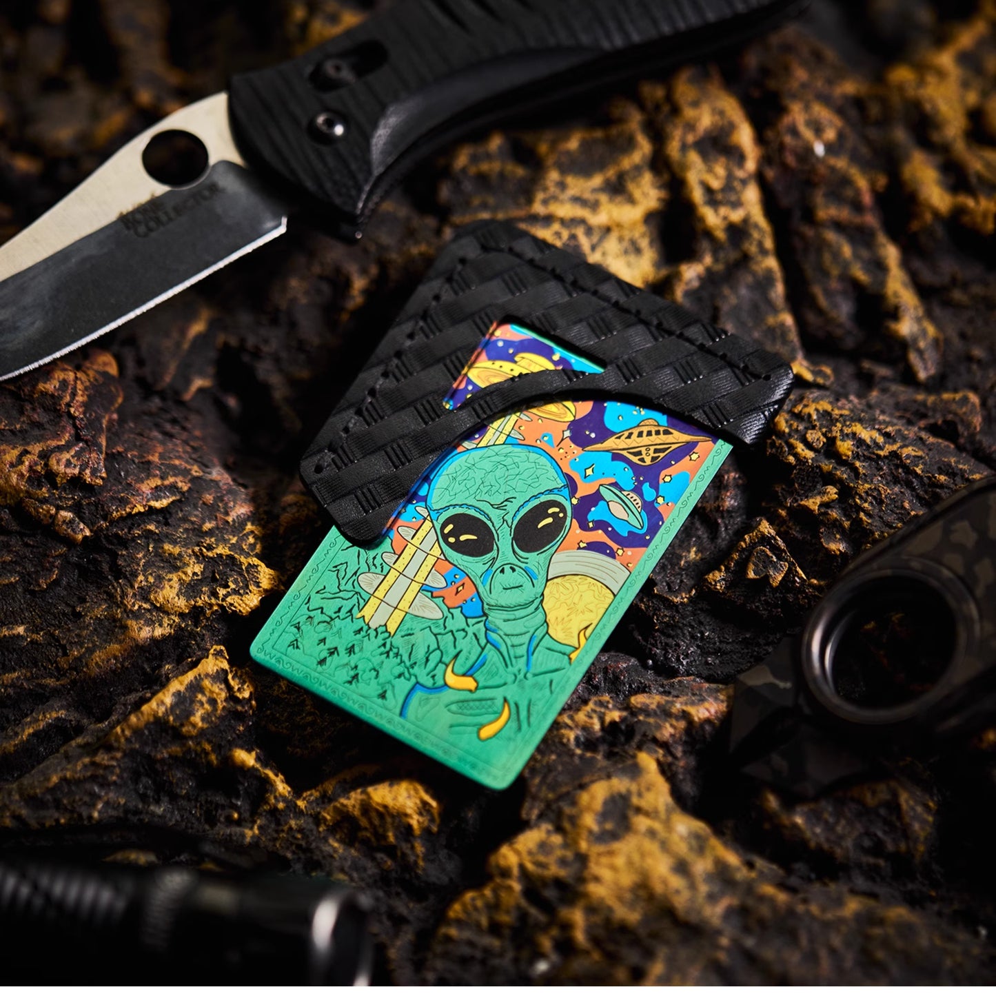 Gain Alien Titanium Card Knife