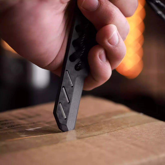 GGZ Carbon Fiber EDC Pry Bar Box Knife