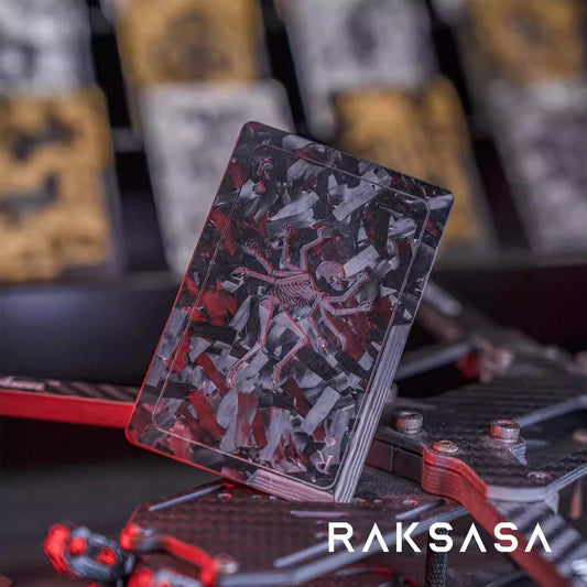 RAKSASA & Extremely Premium LAB Carbon Black Label Card Knife