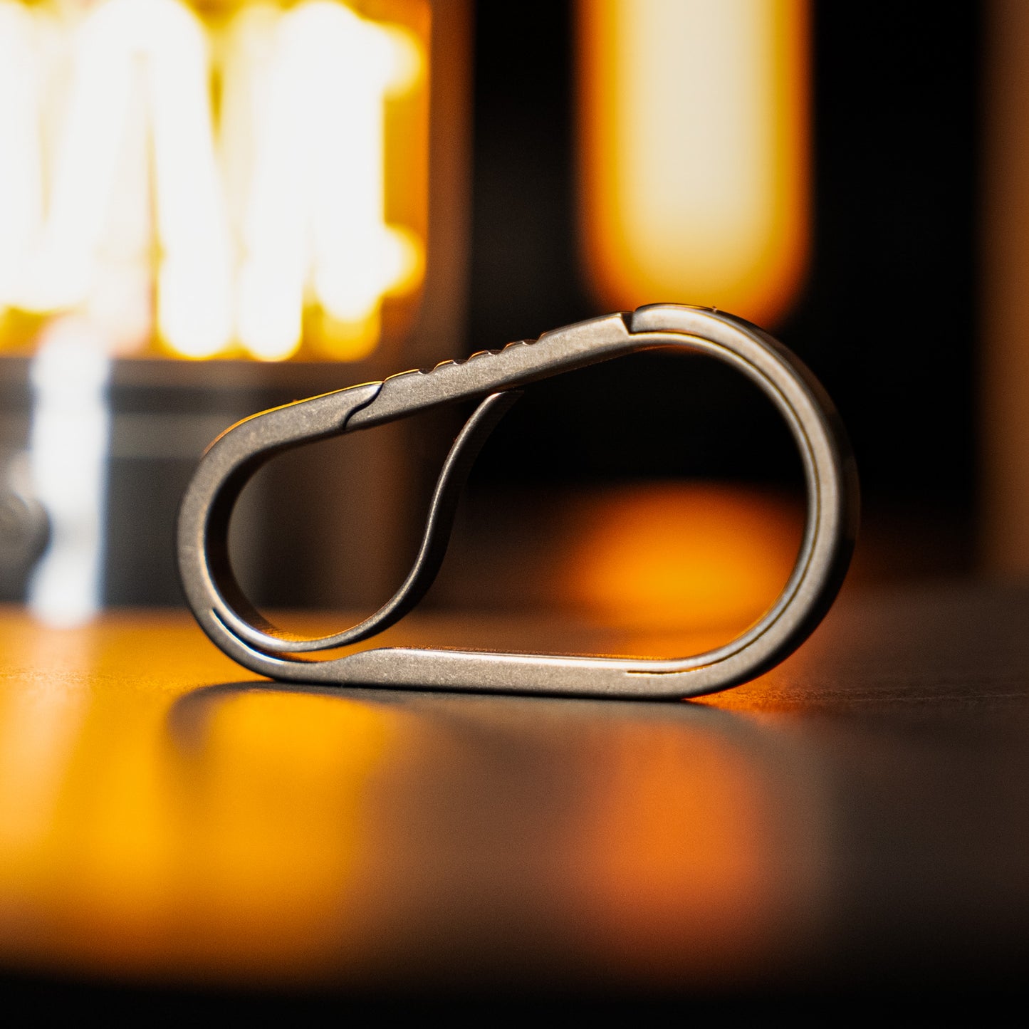 Titanium quick release Carabin keychain