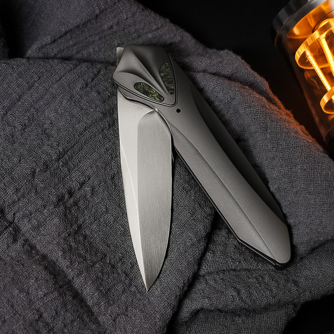 SFX-1 Silver Fox | Titanium EDC Pocket Knife With VG10 Blade
