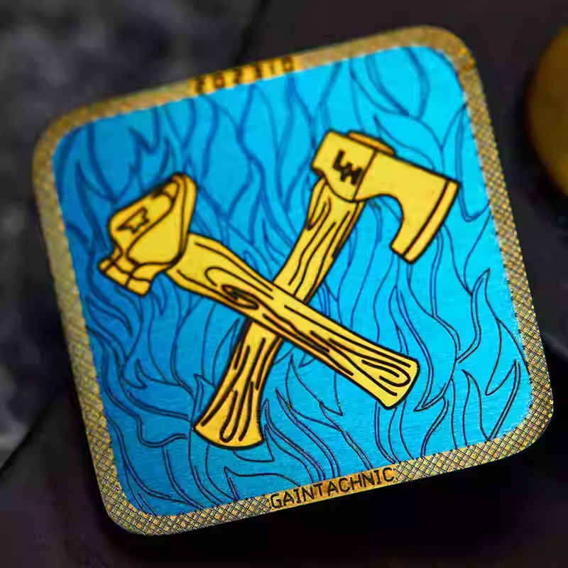 Gain Blacksmith 2" Limited Edition Titanium Morale Patch