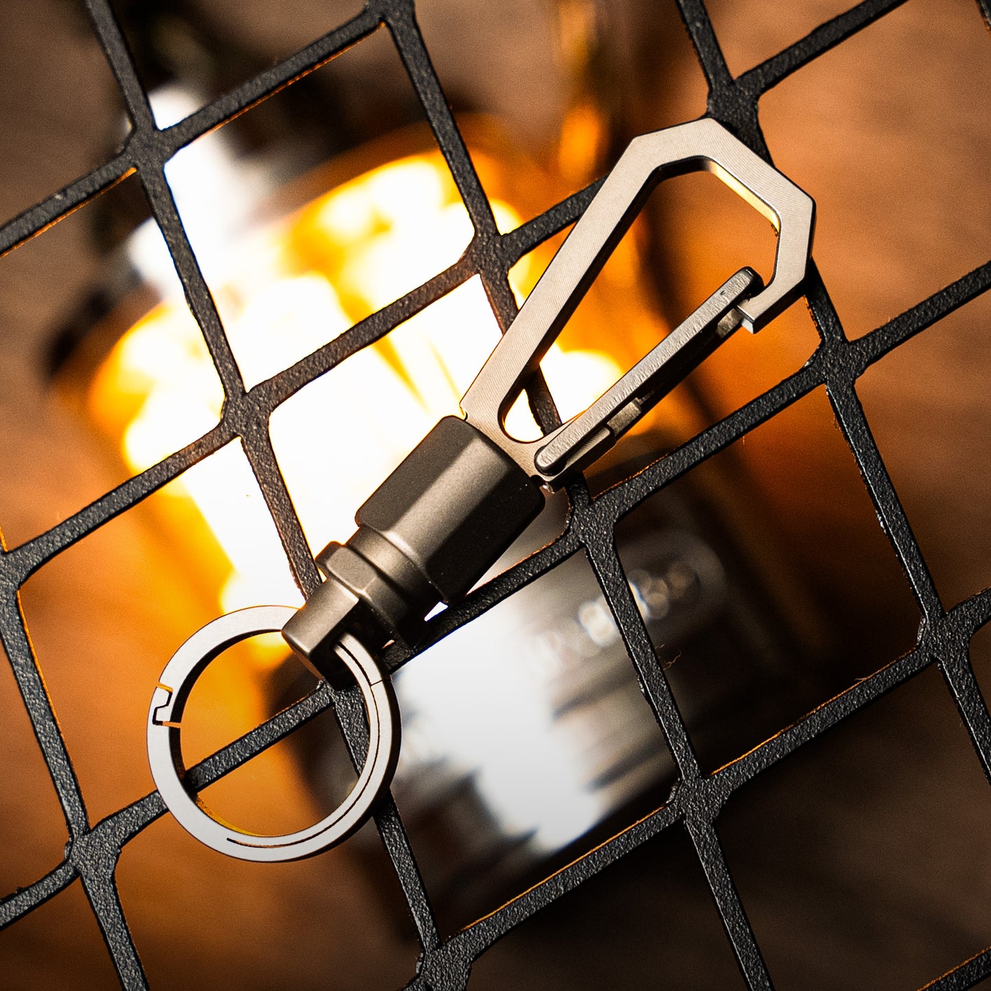 Titanium Carabiner Keychain Clip