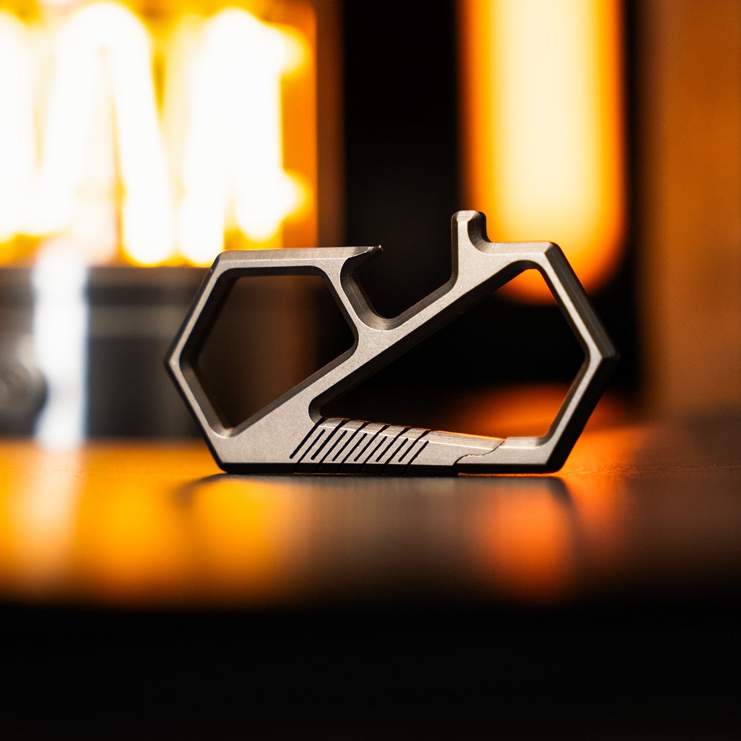 Titanium Carabiner Keychain Clip