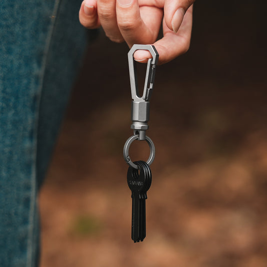 Titanium Carabiner Keychain Clip