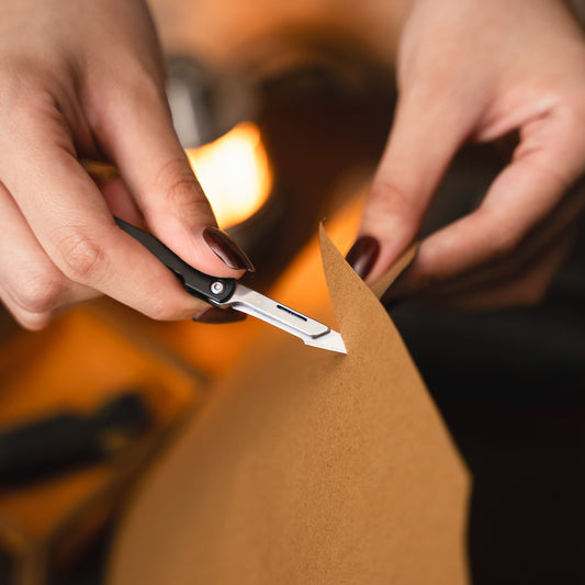 CT10 Stainless Steel Folding Scalpel Medical Folding Knife(Black)