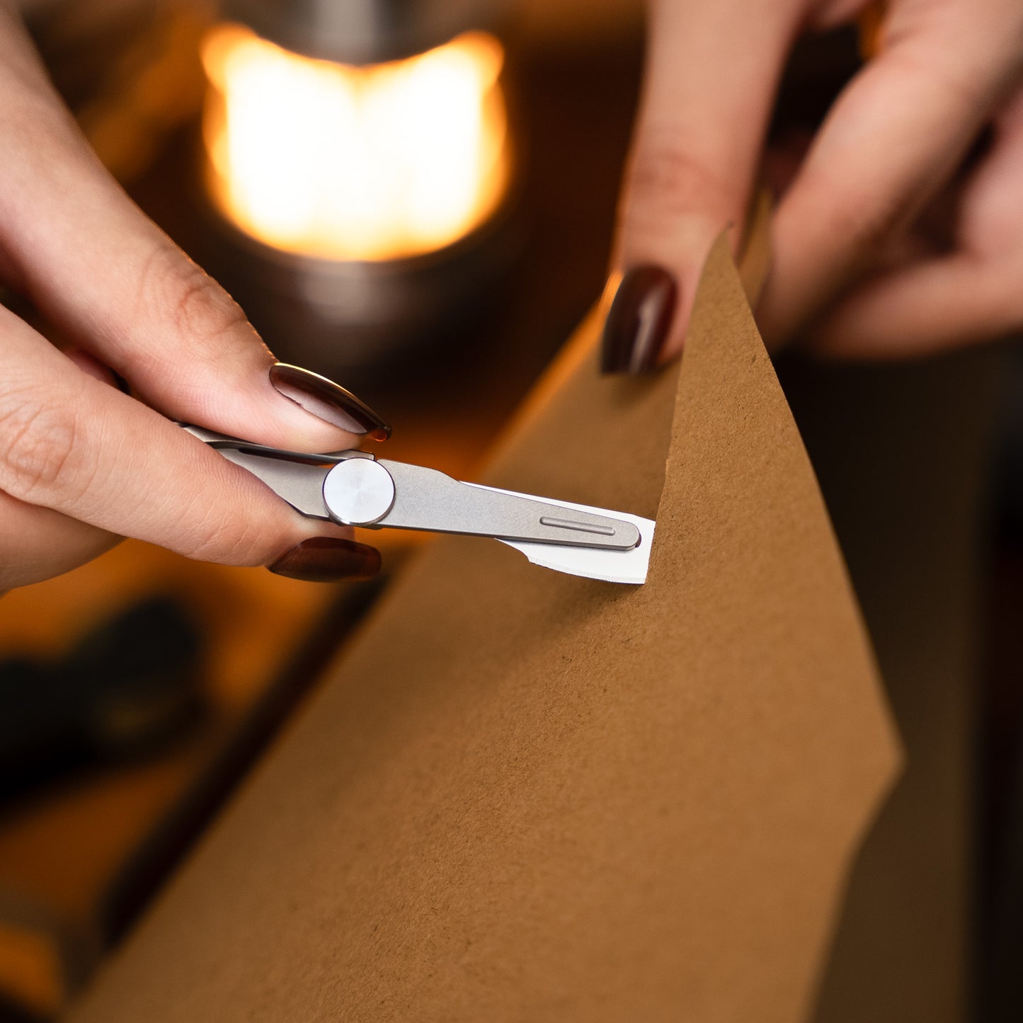 CT12 Titanium Folding Pocket Utility Knife