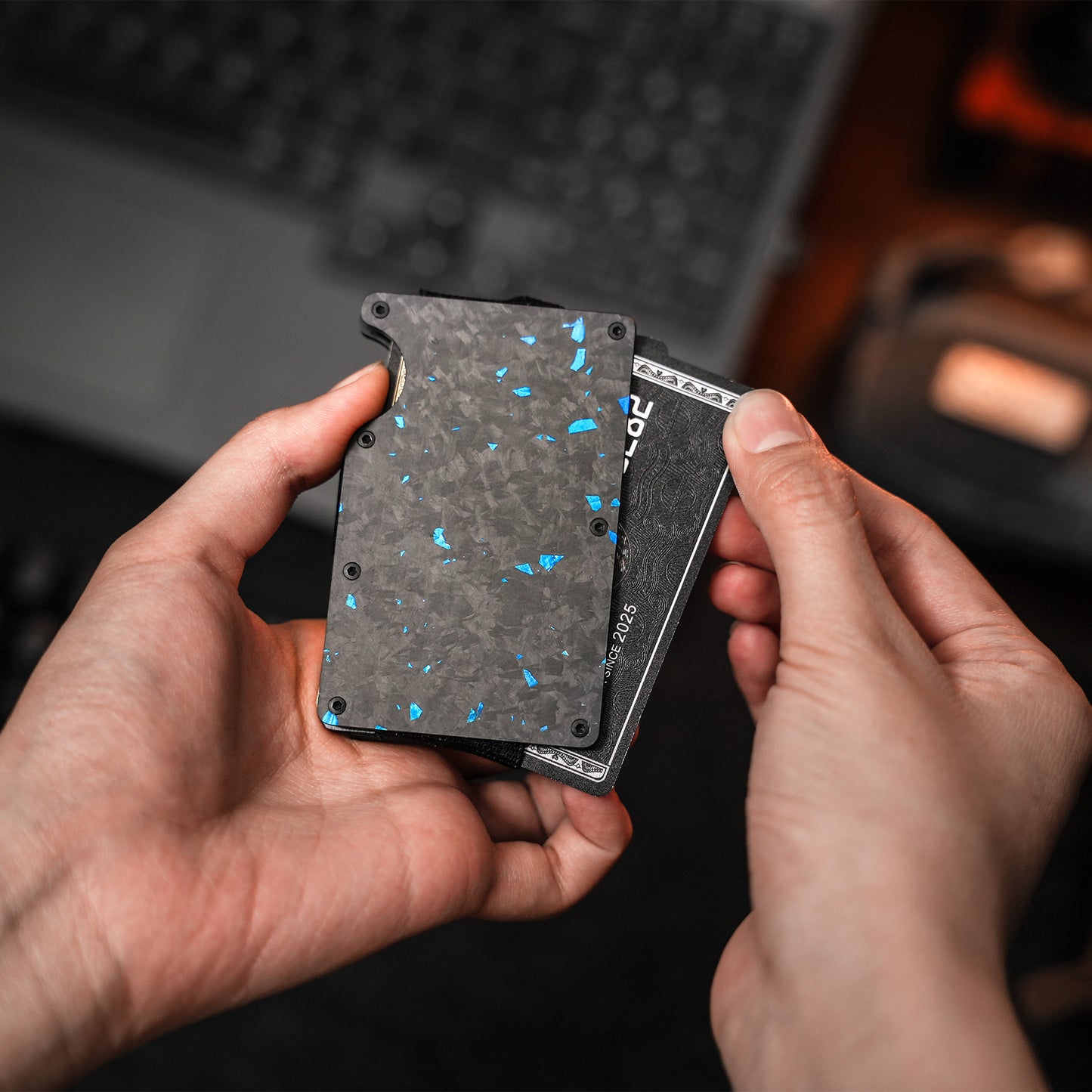 LAIR Card Holder Wallet (Carbon-X Green)