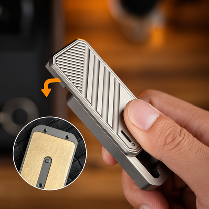 DeckShiv - A Magnetic Fidget Slider Utility Knife