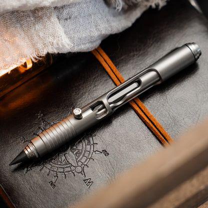 Titanium Tactical Bolt-Action Multi-Tool Pen