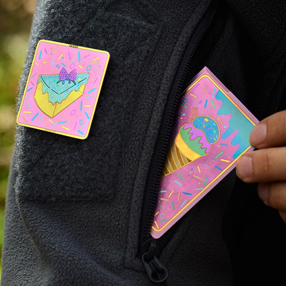 Gain Dart T0 2311 Double-Sided Titanium Card Knife – Ice Cream