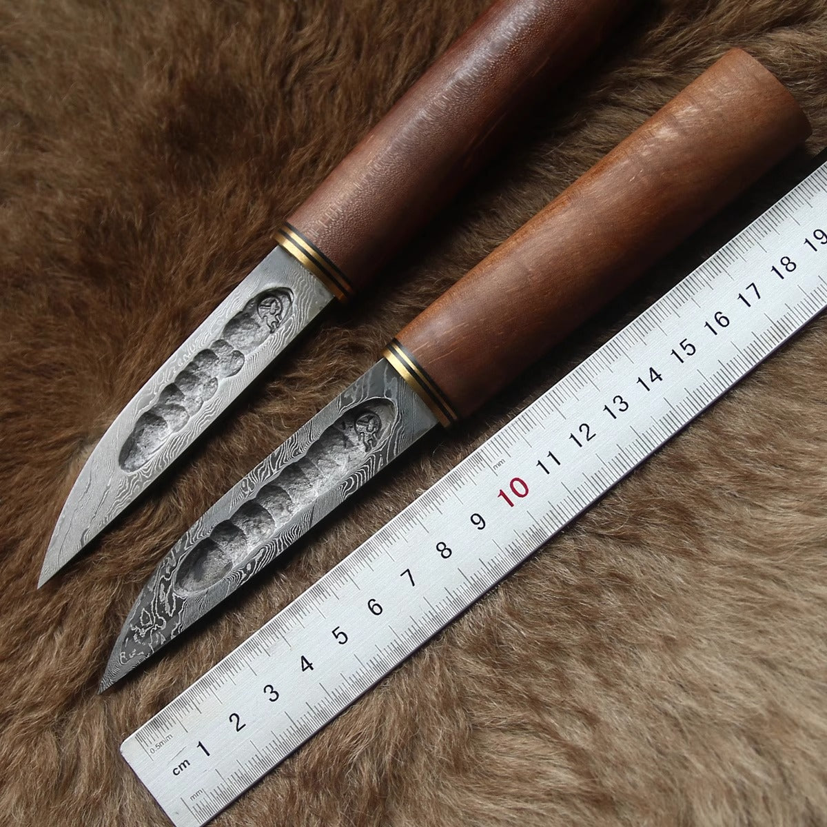 Damascus Yakut Knife Outdoor Survival Camping Knife