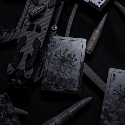 RAKSASA & Extremely Premium LAB Carbon Black Label Card Knife