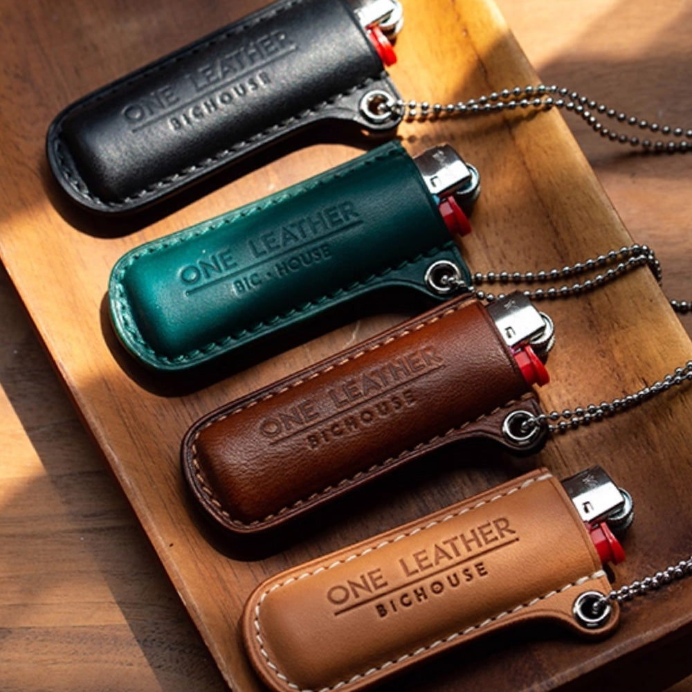ONE LEATHER BIC J3 Lighter Case
