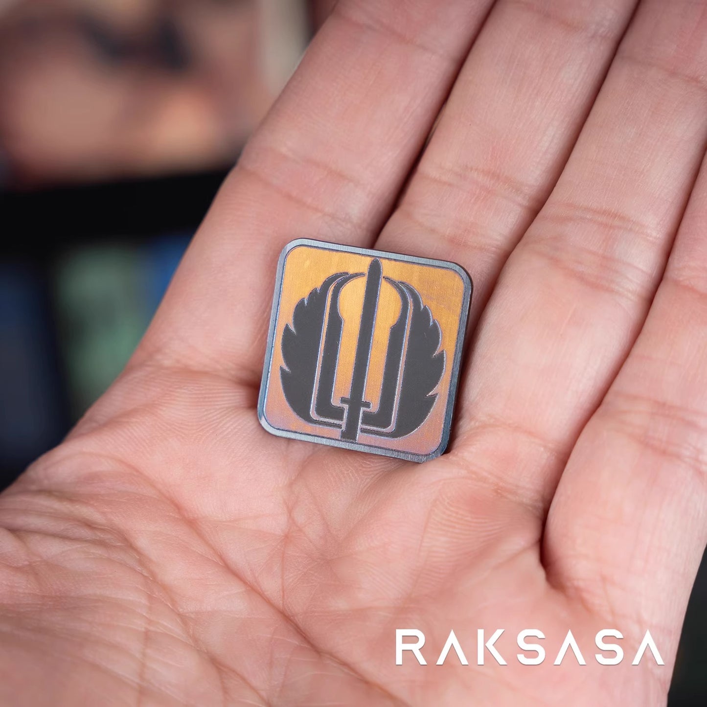 RAKSASA Ti Eye Strider Titanium Alloy "Advancer" Morale Patch