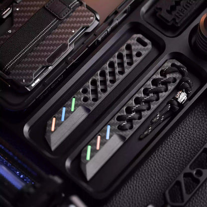 GGZ Carbon Fiber EDC Pry Bar Box Knife