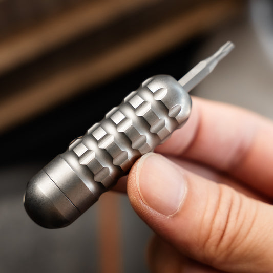 Titanium Compact 5-Bit Driver Pocket Carry Tool
