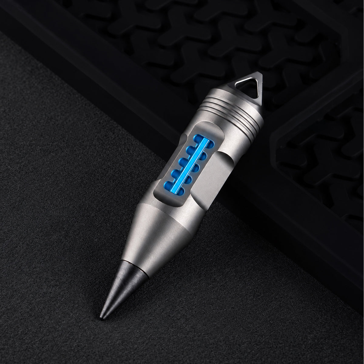 The Dark Fire: Titanium Pendant Lantern With Pen and Screwdriver