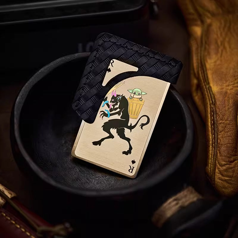 Gain KRAMPUS Steal Yoda Christmas Limited Edition Titanium Card Knife