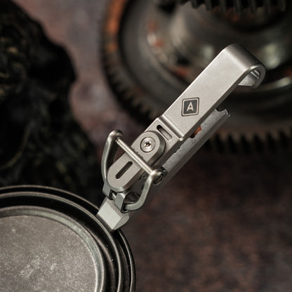 Axion Titanium Multi Quick-Release Keychain/Carabiner Tool
