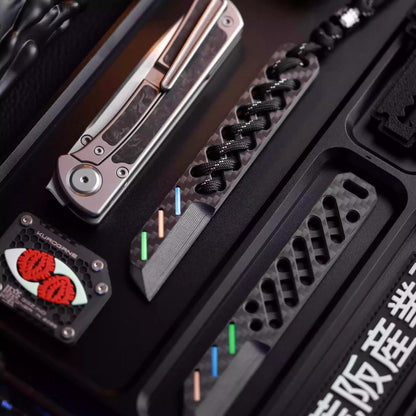 GGZ Carbon Fiber EDC Pry Bar Box Knife
