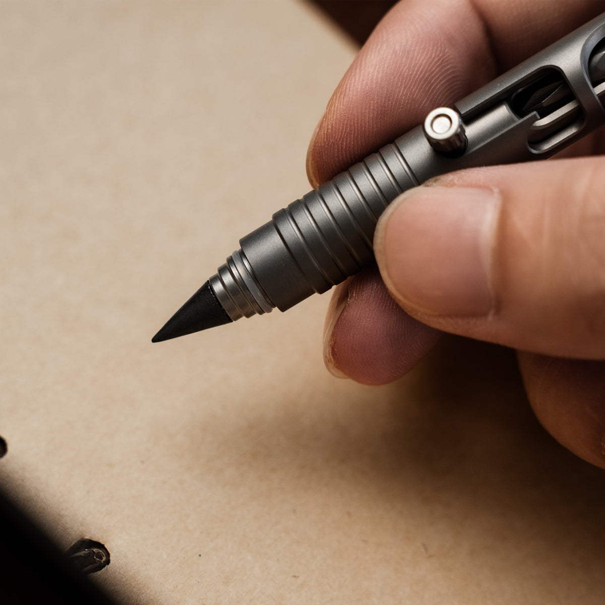 Titanium Tactical Bolt-Action Multi-Tool Pen
