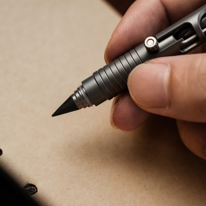 Titanium Tactical Bolt-Action Multi-Tool Pen