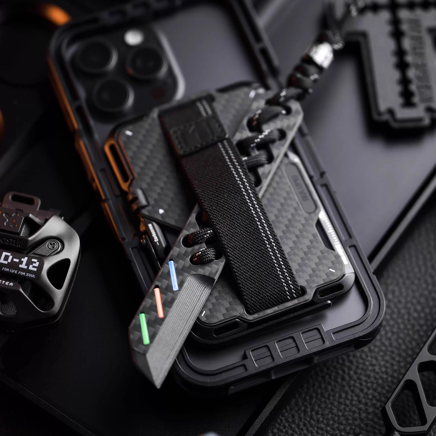GGZ Carbon Fiber EDC Pry Bar Box Knife