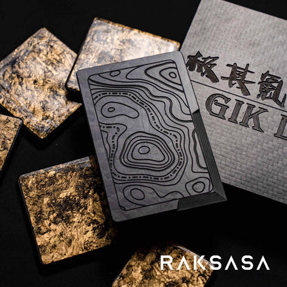 RAKSASA & Extremely Premium LAB Carbon Black Label Card Knife