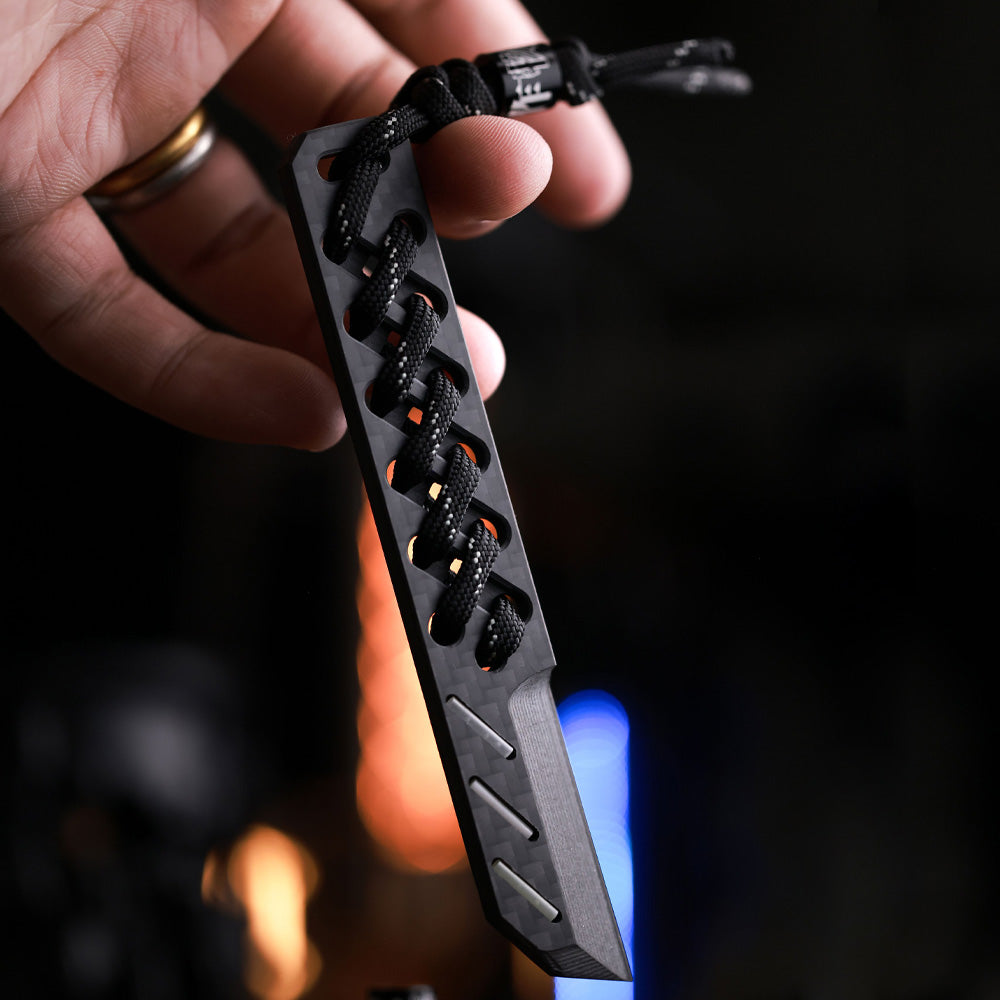 GGZ Carbon Fiber EDC Pry Bar Box Knife