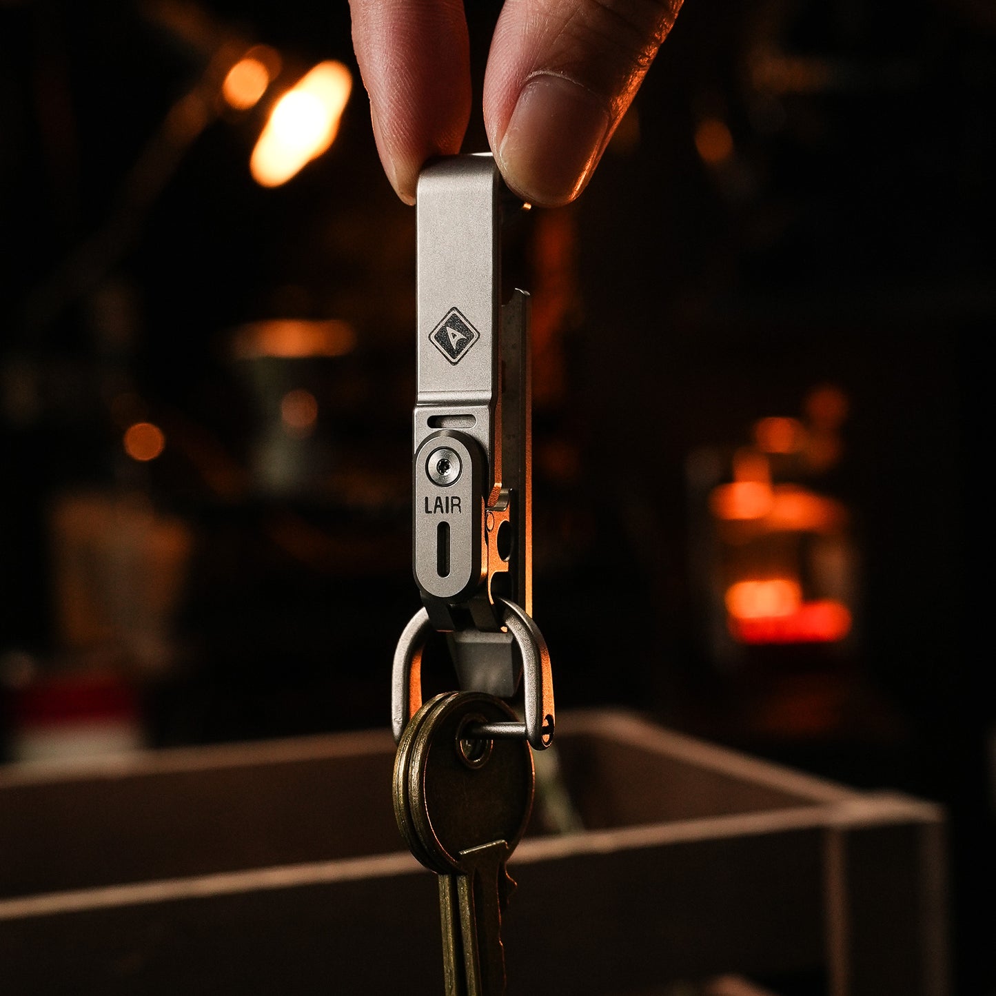 Axion Titanium Multi Quick-Release Keychain/Carabiner Tool