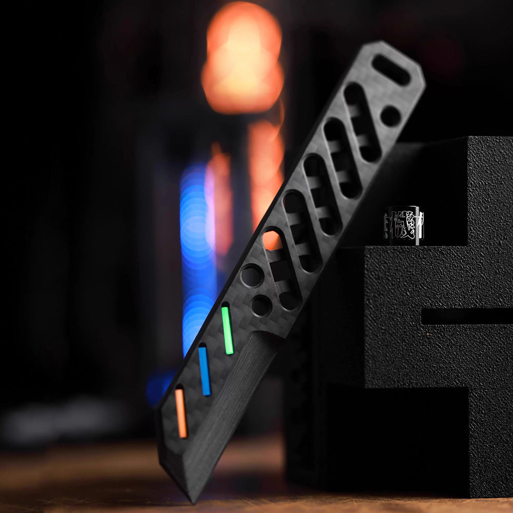 GGZ Carbon Fiber EDC Pry Bar Box Knife