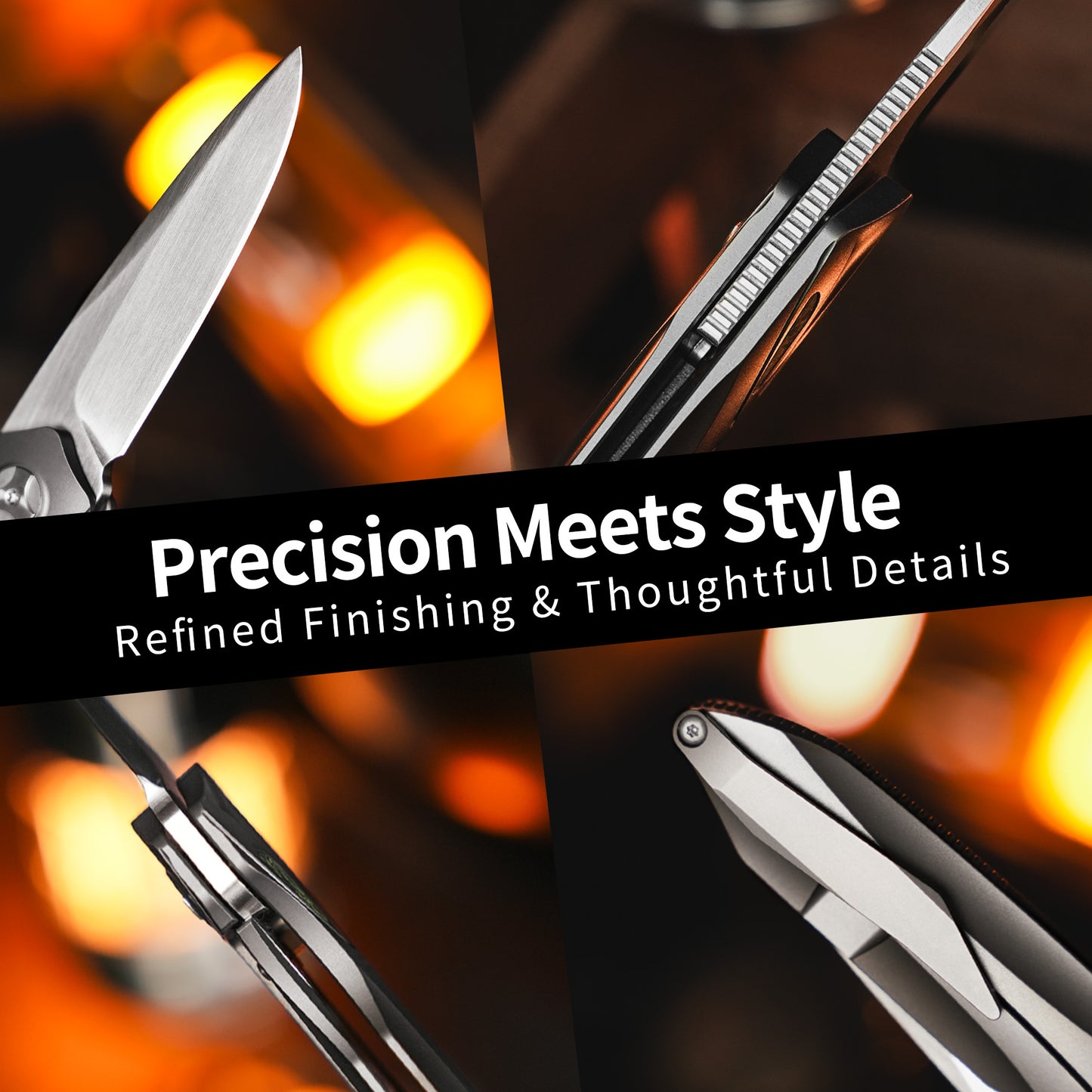 SFX-1 Silver Fox | Titanium EDC Pocket Knife With VG10 Blade