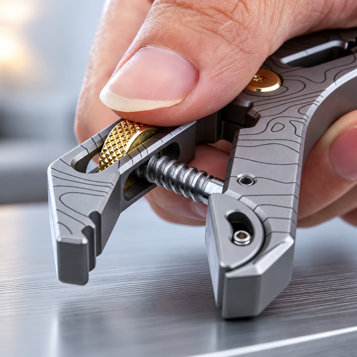 Contour Precision EDC Pocket Tool – Multifunctional Pliers & Adjustable Wrench