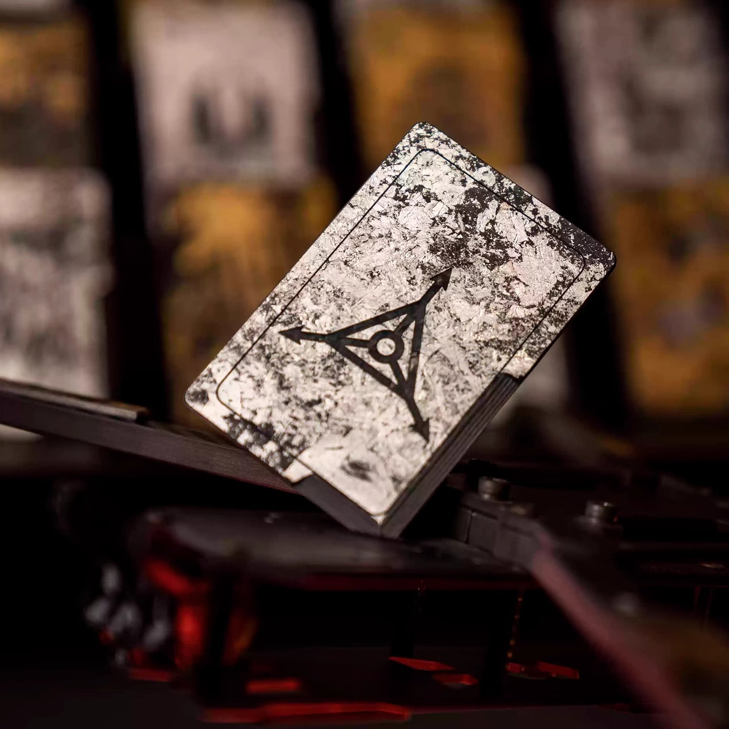 Extremely Premium LAB Gold Foil Forged Carbon Fiber Knife Card